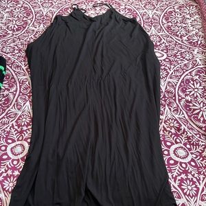 Foxblood Strappy Raven maxi dress